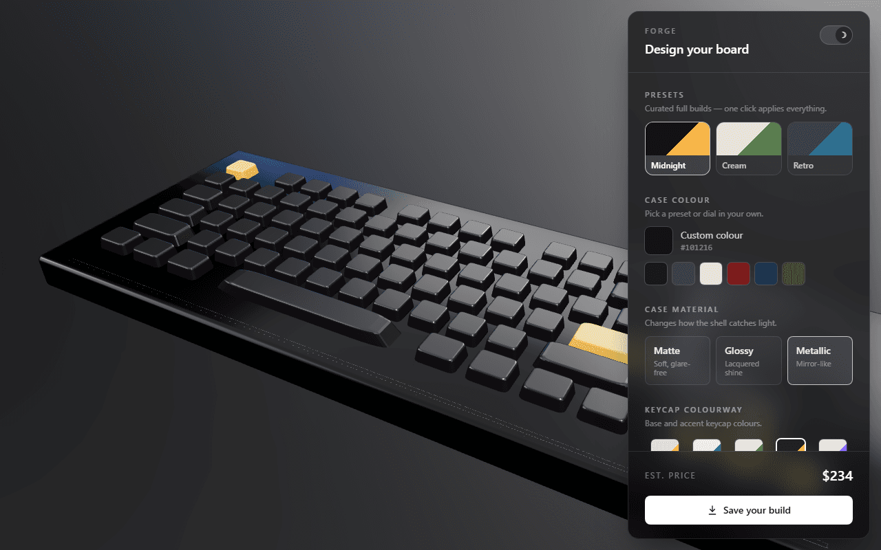 Forge — screenshot